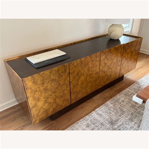 cb2 desk and credenza.